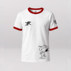 Playera basica Snoopy blanca